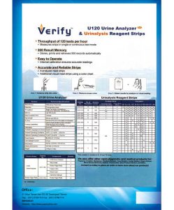 Verify U120 Urine Analyzer - Alkeslaboratorium