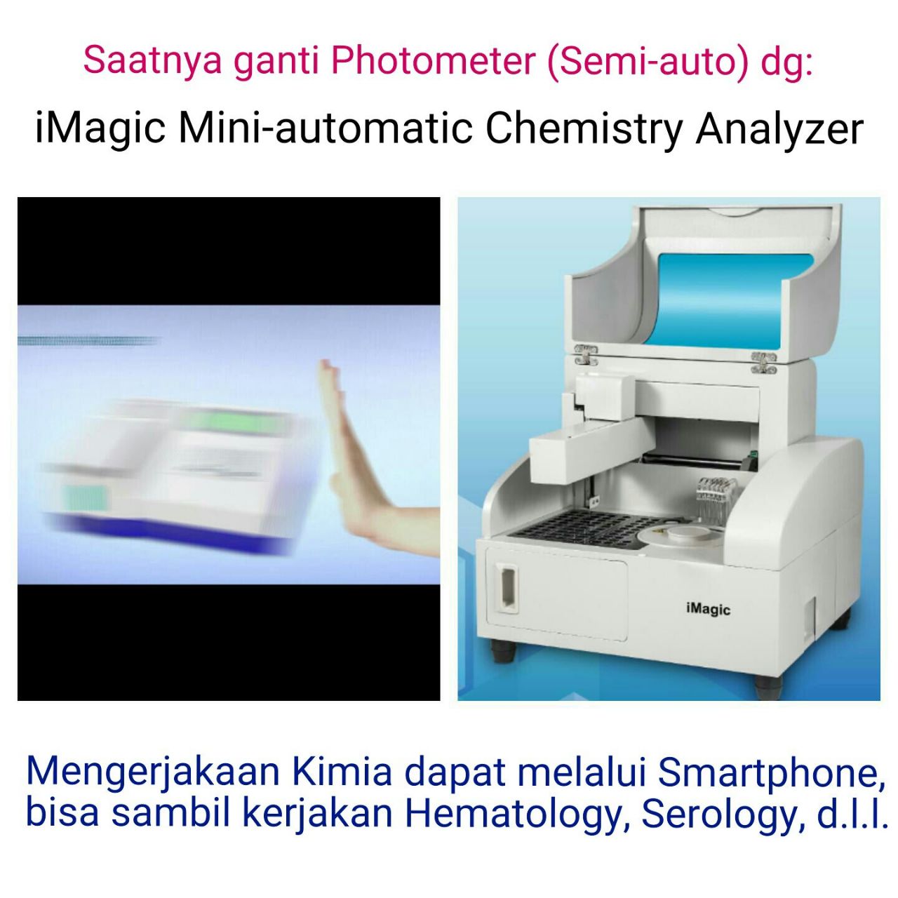 Jual Auto Chemistry Analyzer iMagic Mini