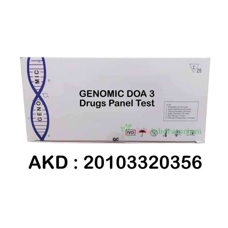 Rapid Test Narkoba AKD GENOMIC DOA 3 - Alkeslaboratorium
