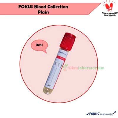 Vacutainer PLAIN AKD FOKUS 3mL.- Alkeslaboratorium